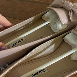 Never worn Miu Miu flats !!